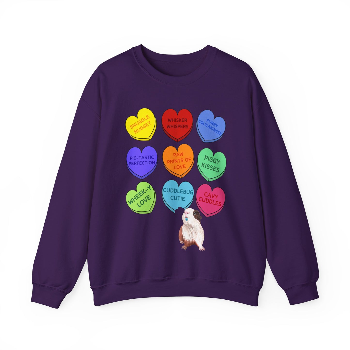 Guinea Pig Sweethearts Valentine Sweatshirt