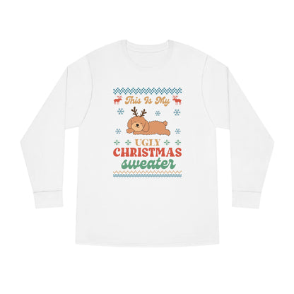Poodle Doodle This is My Ugly Christmas Sweater Long Sleeve Tee