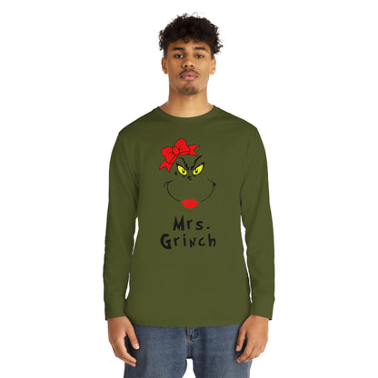 Mrs Grinch Christmas Long Sleeve T-Shirt