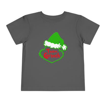 Team Grinch Christmas Toddler Short Sleeve Tee