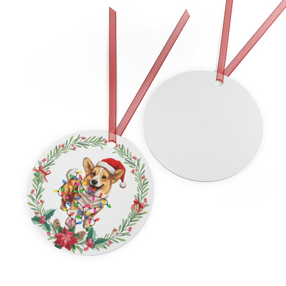 Pembroke Welsh Corgi Dog in Lights Ornament
