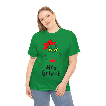 Mrs Grinch Christmas Short Sleeve Tee