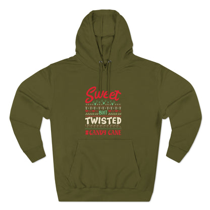 Sweet But Twisted #Candy Cane Christmas Ugly Sweater Pullover Hoodie