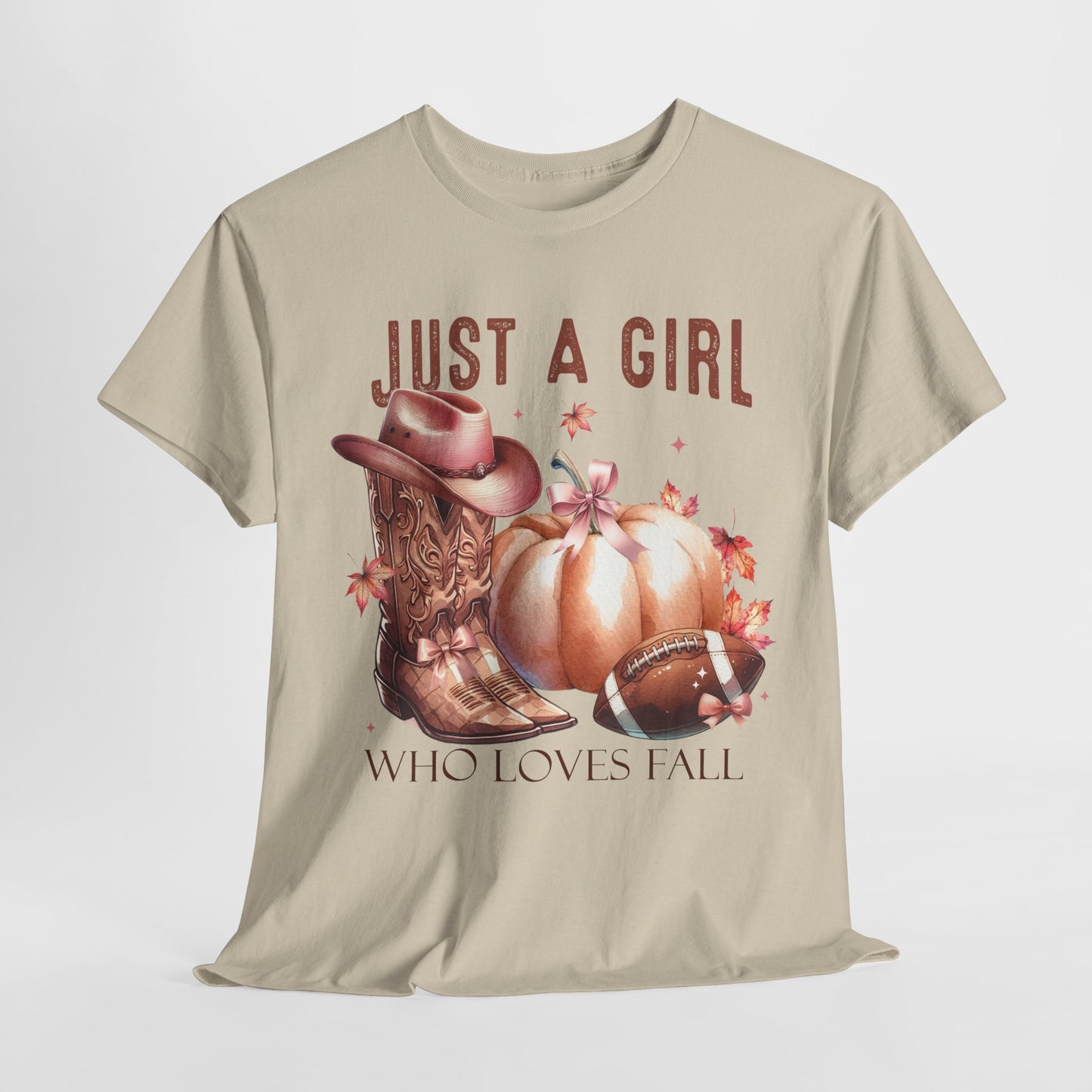 Country Just a Girl Who Loves Fall T-Shirt