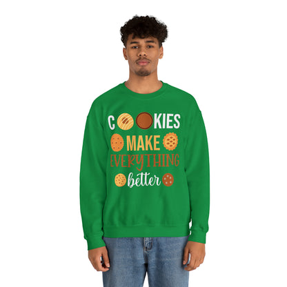 Cookies Make Everything Better Christmas Sweatshirt