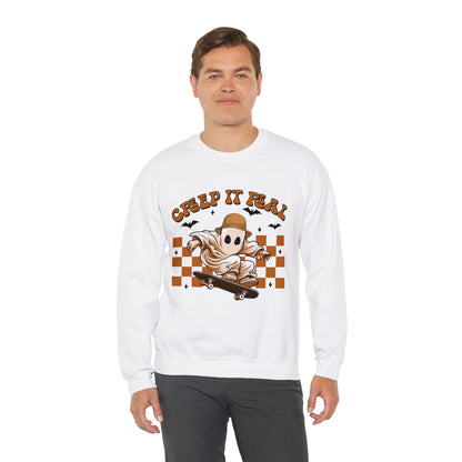 Creep It Real Ghost Halloween Sweatshirt