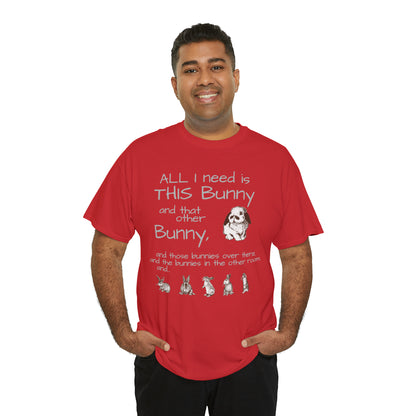 All The Bunnies Rabbit lover Unisex Heavy Cotton Tee