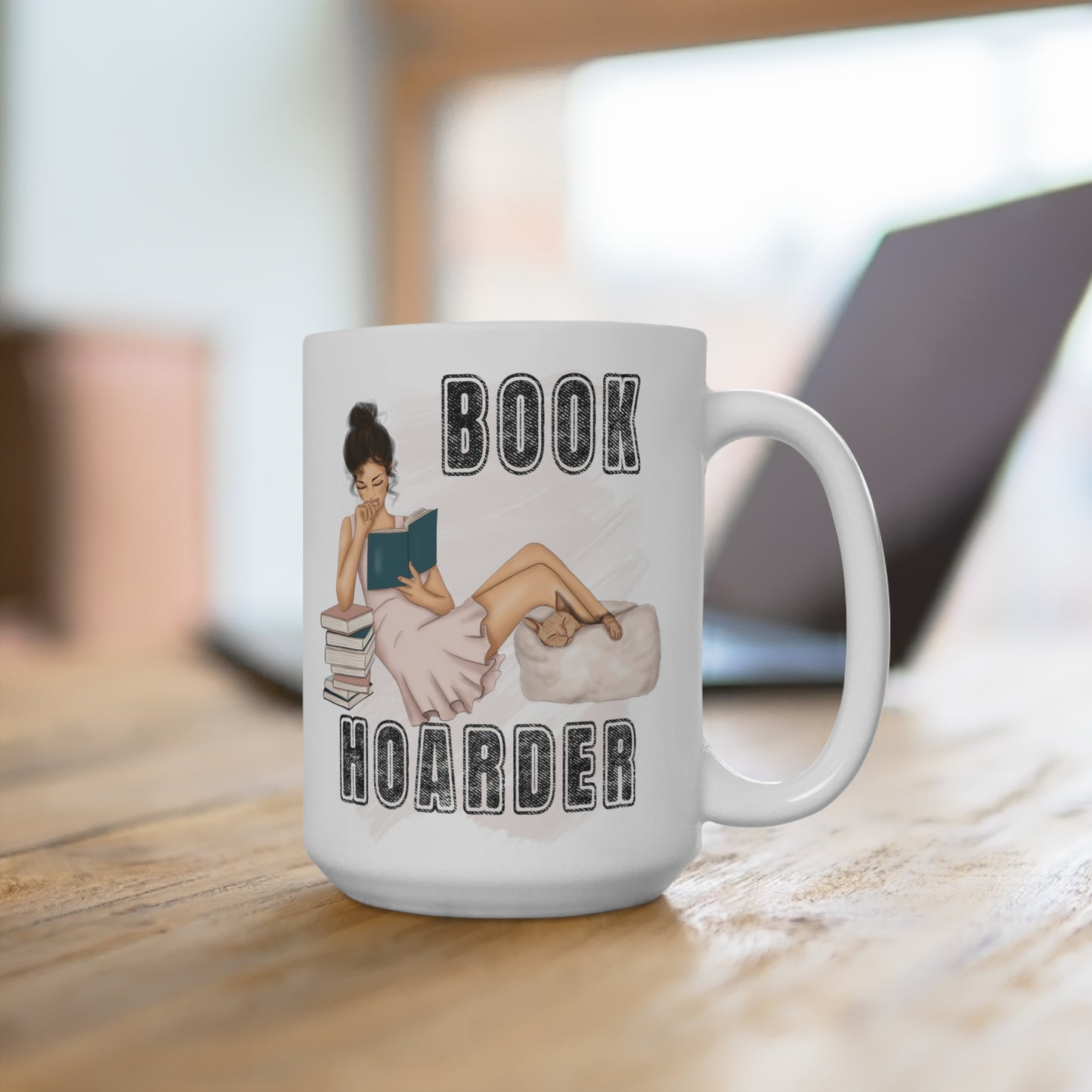 Book Hoarder Mug 15oz