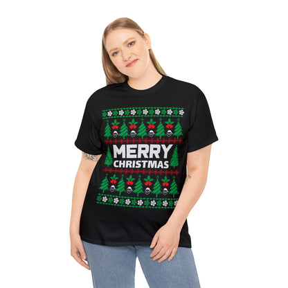 Merry Christmas Ugly Sweater Short Sleeve Tee