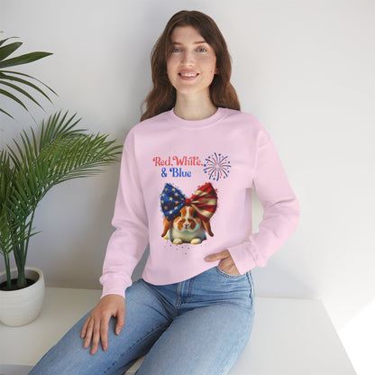 Red White And Blue Rabbit Sweatshirt