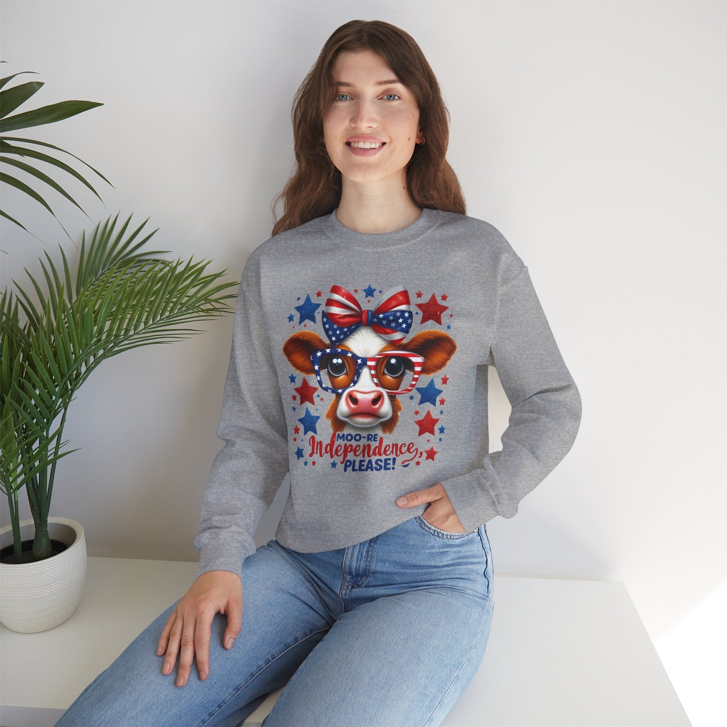 Moo-re Independence Please Sweatshirt