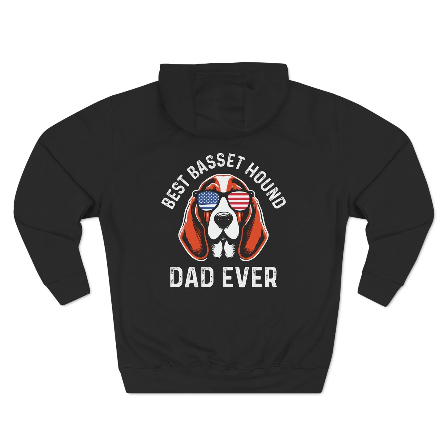 Best Basset Hound Dad Ever Pullover Hoodie