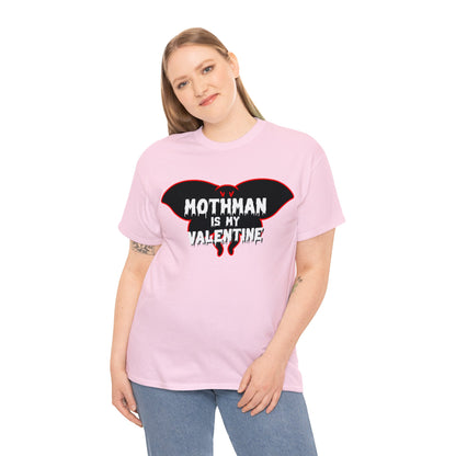 Mothman is My Valentine Short Sleeve Tee