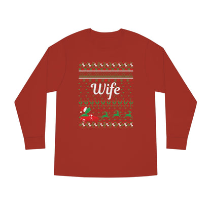 Wife Christmas Ugly Sweater Long Sleeve T-shirt