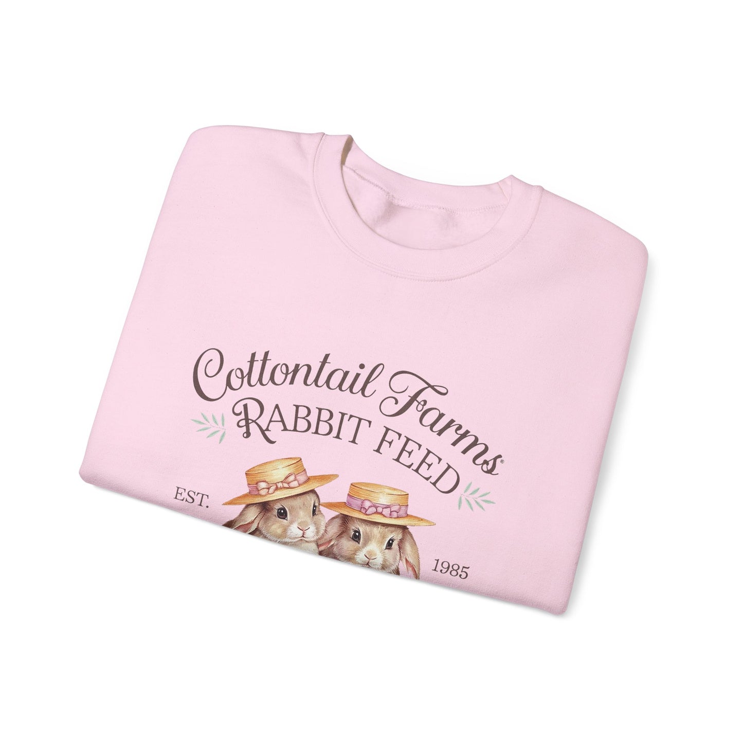 Easter Cottontail Farms Rabbit Feed Sweatshirt