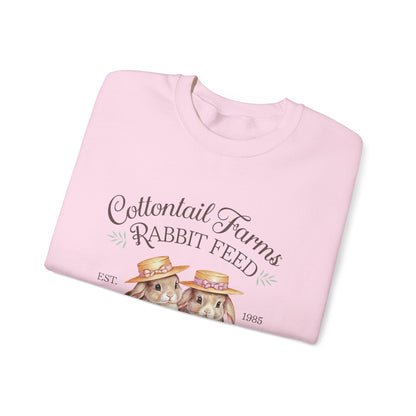 Easter Cottontail Farms Rabbit Feed Sweatshirt
