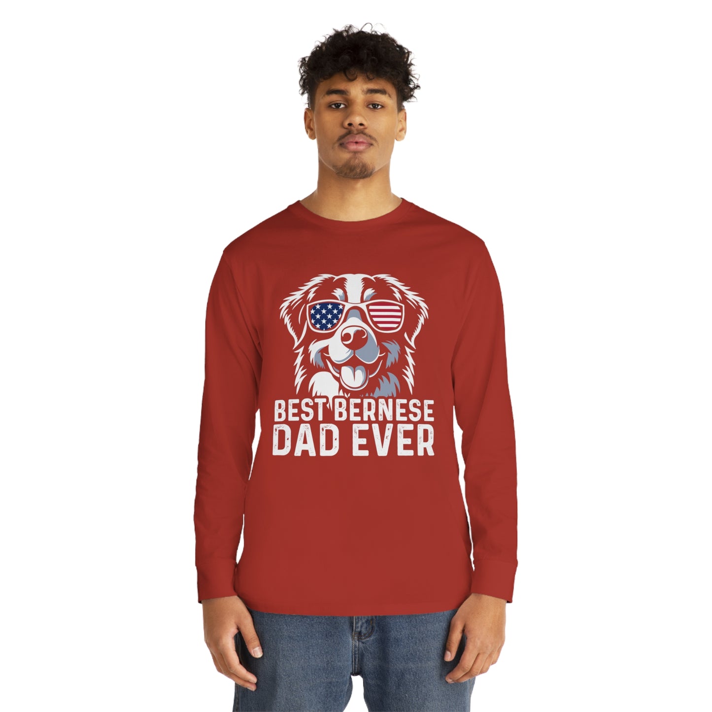 Best Bernese Dad Ever Long Sleeve T-shirt