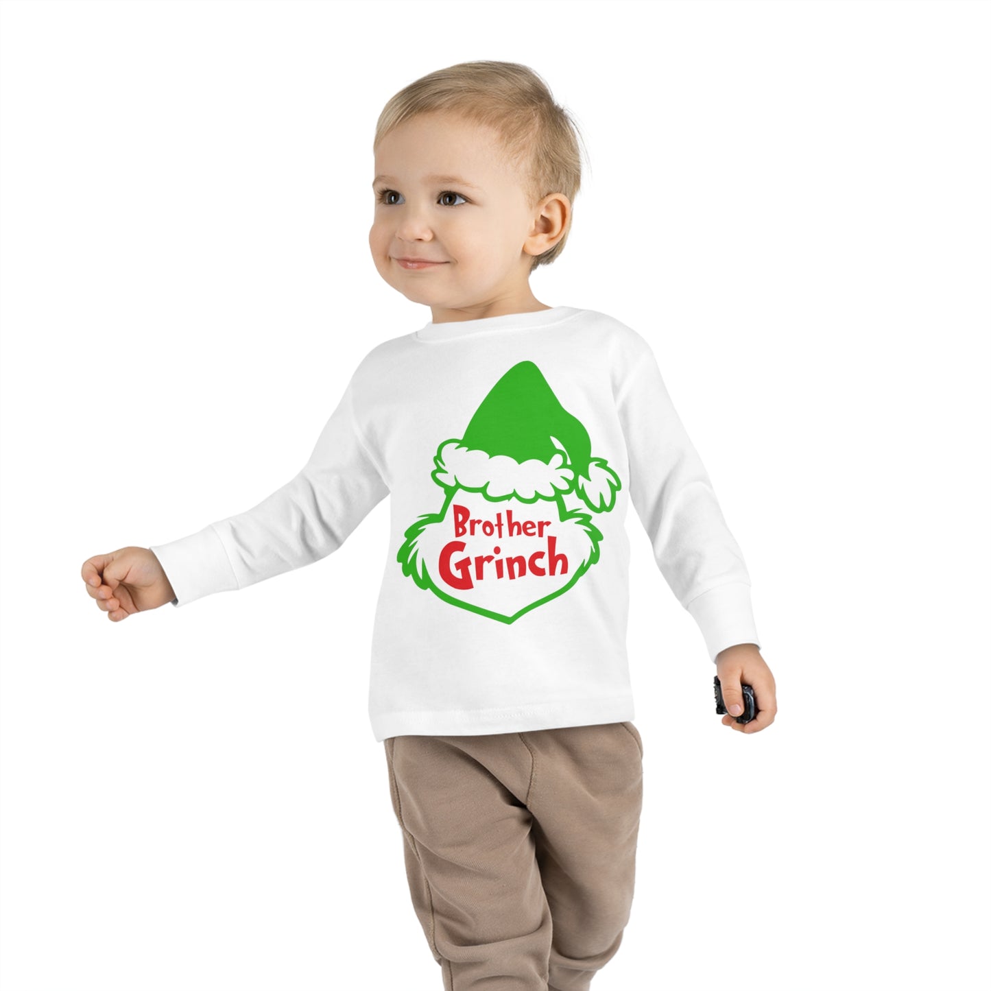 Brother Grinch Christmas Toddler Long Sleeve Tee