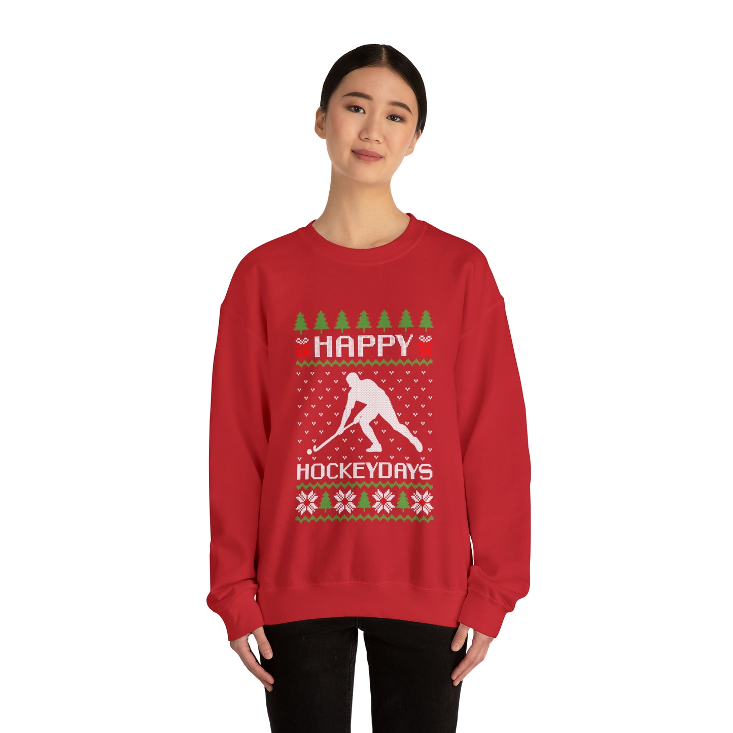 Happy Hockeydays Christmas Ugly Sweater Sweatshirt