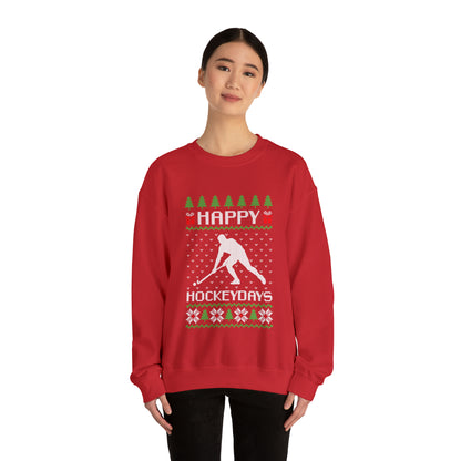 Happy Hockeydays Christmas Ugly Sweater Sweatshirt