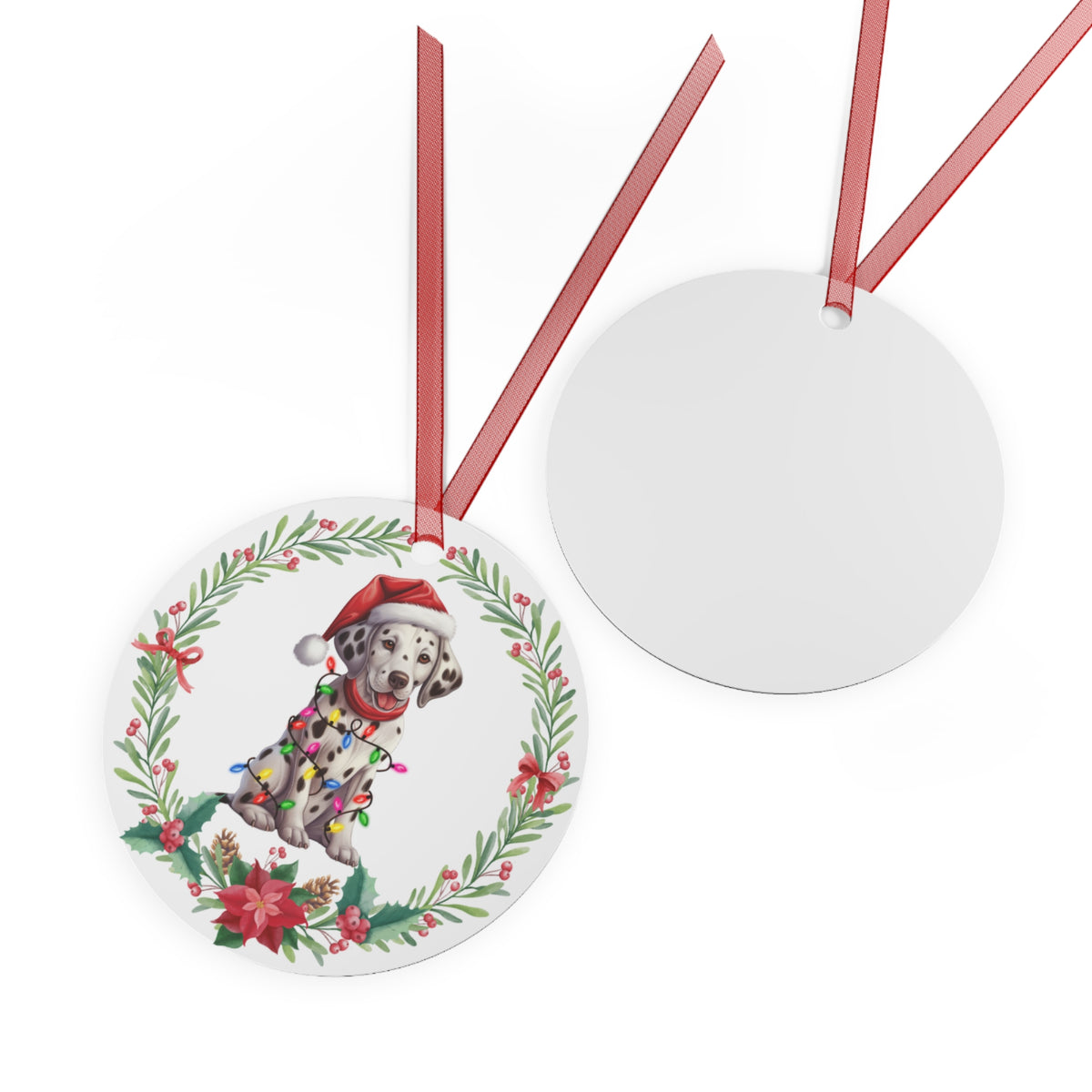 Dalmatian Dog in Lights Ornament