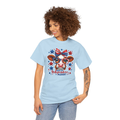 Moo-re Independence Please Short Sleeve Tshirt