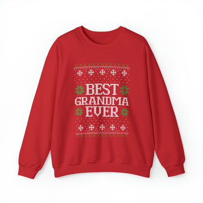 Best Grandma Ever Christmas Ugly Sweater Sweatshirt