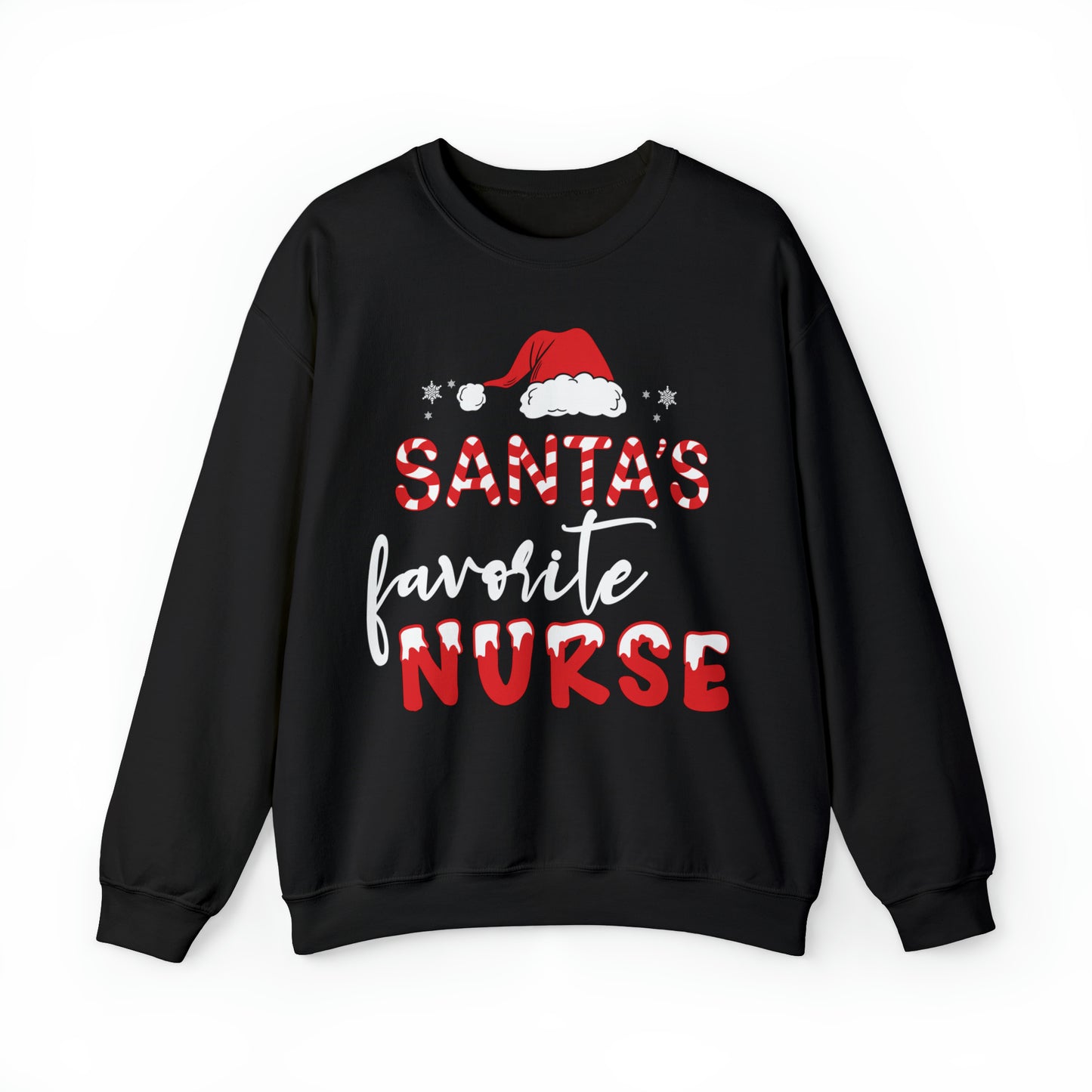 Santa's Favorite Nurse Christmas Sweatshirt