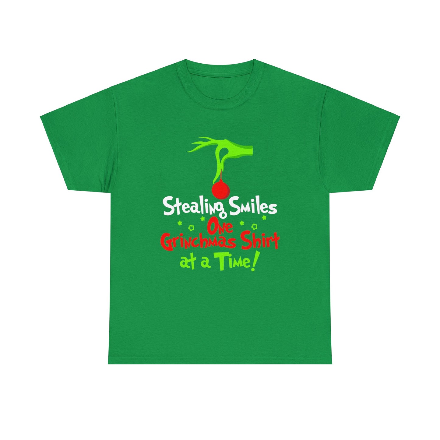 Stealing Smiles One Grinchmas Shirt At a Time! Christmas Short Sleeve Tee