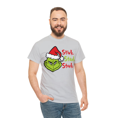 Grinch Stink Stank Stunk Christmas Short Sleeve Tee