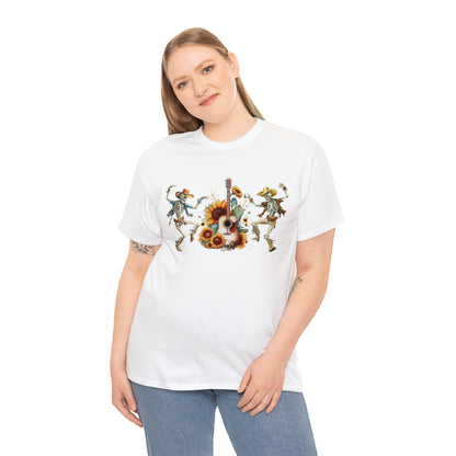 Western Dancing Skeletons Short Sleeve Tee
