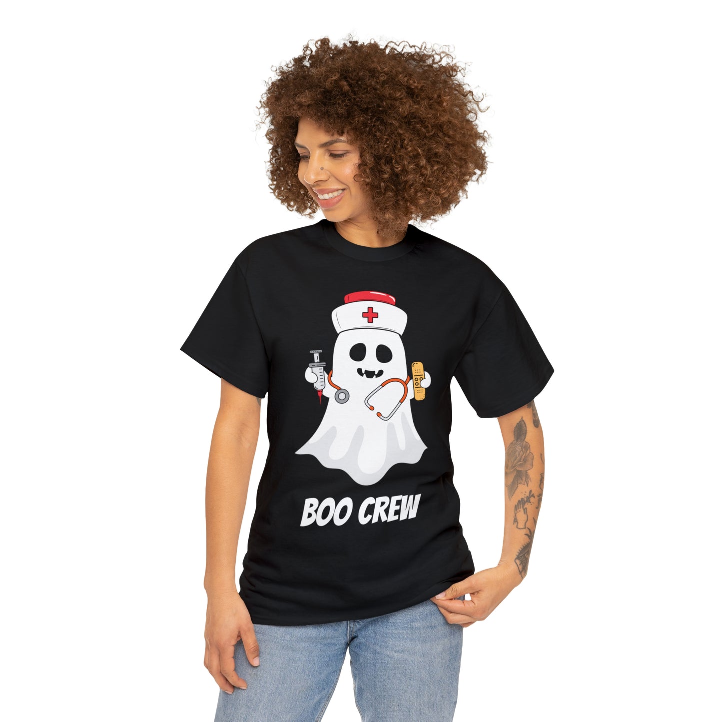 Boo Crew Medical Halloween Short Sleeve Tee