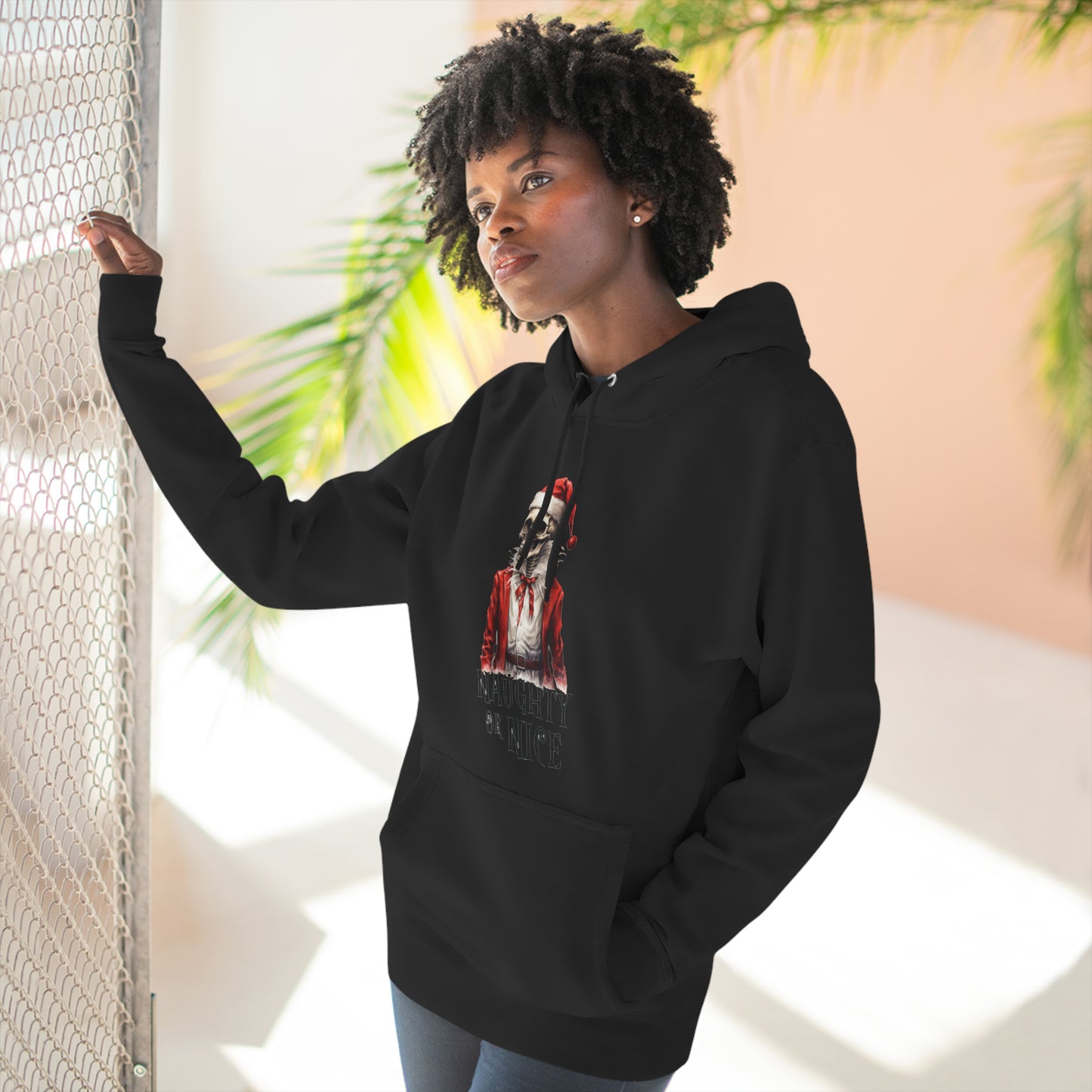 Naughty or Nice Skeleton Pullover Hoodie