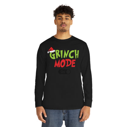 Grinch Mode On Christmas Long Sleeve T-Shirt