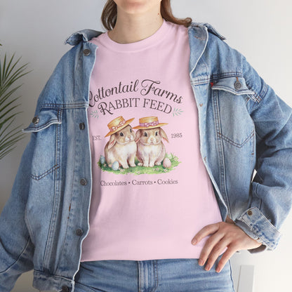 Easter Cottontail Farms Rabbit Feed Short Sleeve Tshirt