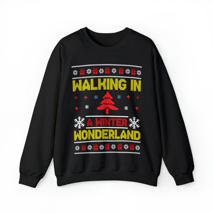 Walking in a Winter Wonderland Christmas Ugly Sweater Sweatshirt