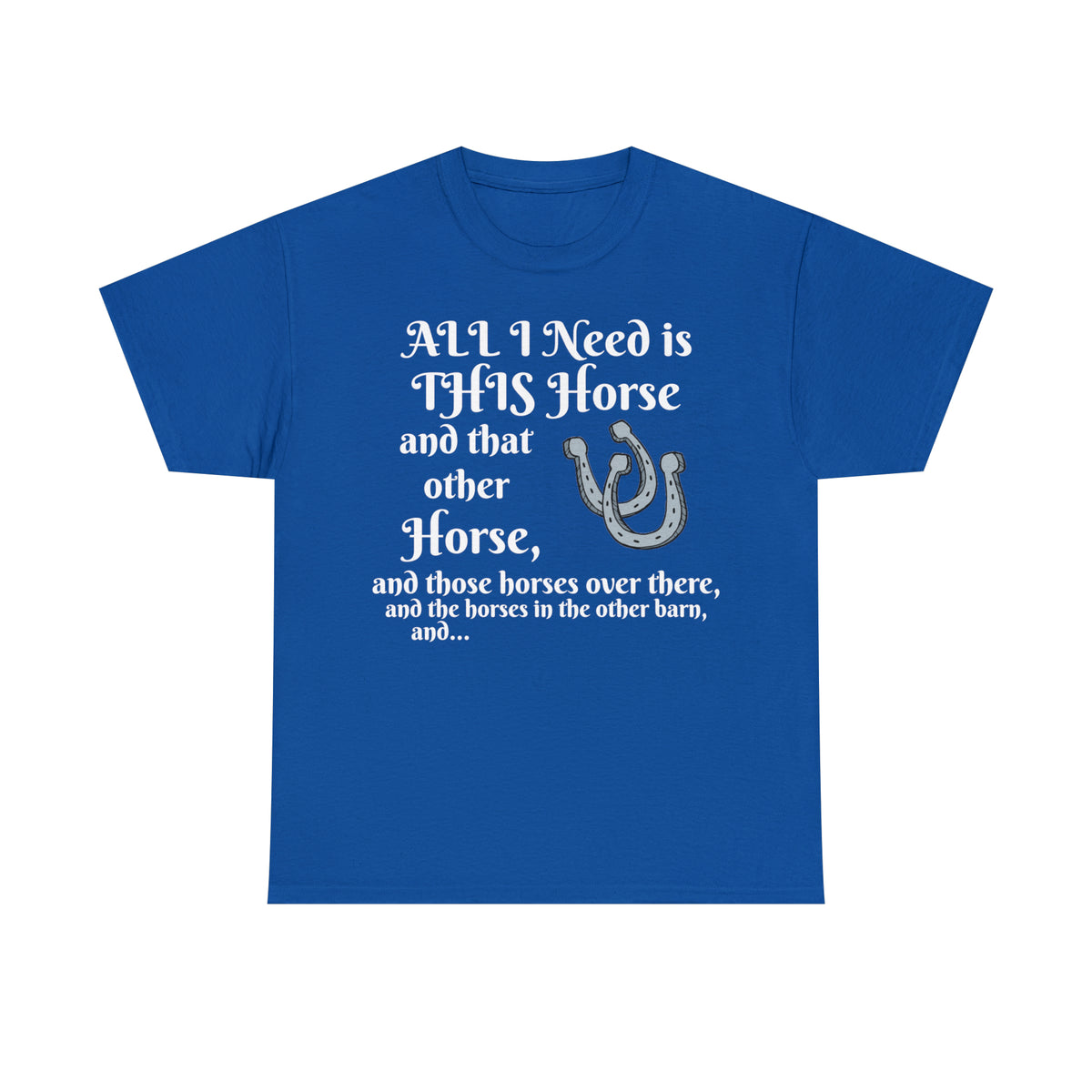 All the horses shirt Unisex Heavy Cotton Tee