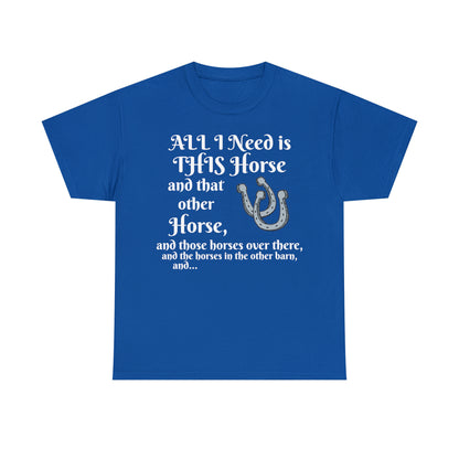 All the horses shirt Unisex Heavy Cotton Tee