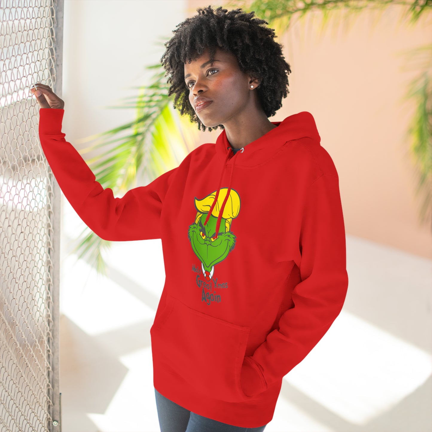 Make Xmas Great Again Grinch Christmas Pullover Hoodie