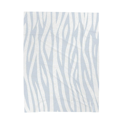 Grey Zebra Pattern Blanket