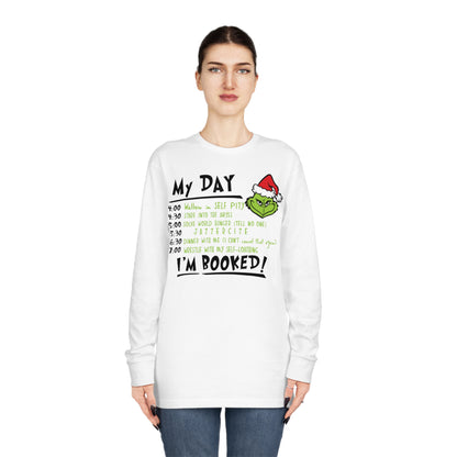 Grinch My Day Christmas Long Sleeve T-Shirt