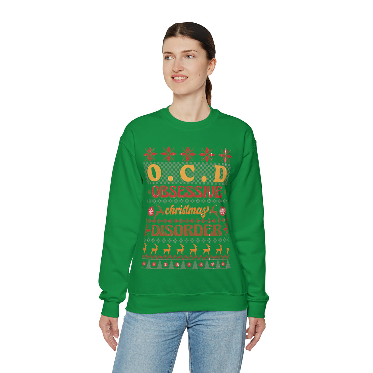 O.C.D. Obsessive Christmas Disorder Ugly Sweater Sweatshirt