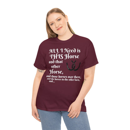 All the horses shirt Unisex Heavy Cotton Tee