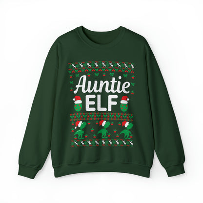 Auntie Elf Christmas Ugly Sweater Sweatshirt