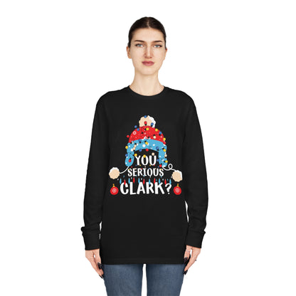 You Serious Clark? with Christmas Lights Long Sleeve Tee