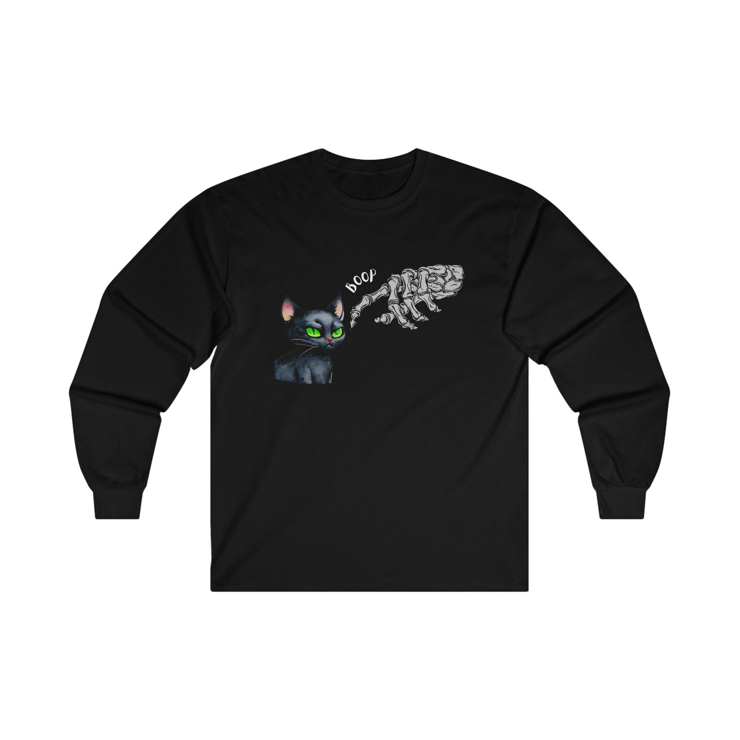 Boop The Cat Design 1 Halloween Long Sleeve T-shirt