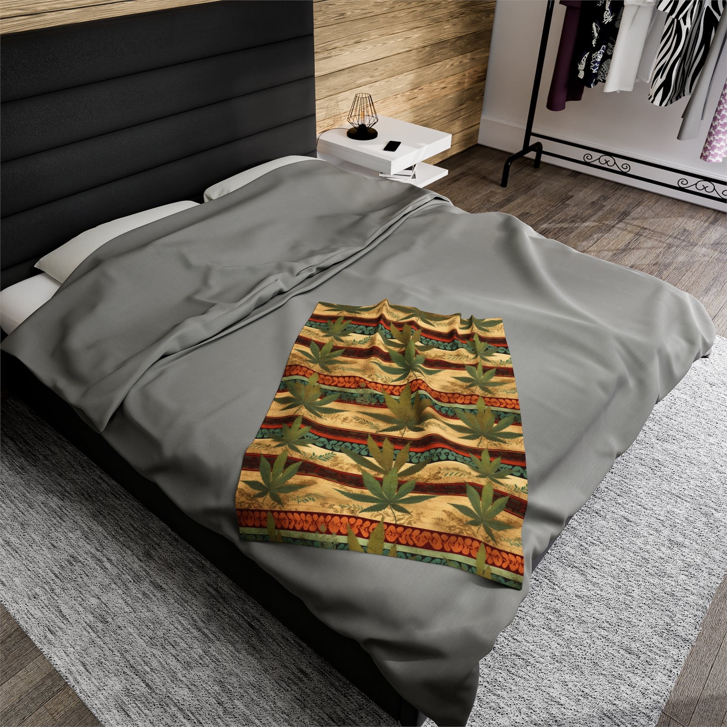 Rustic Marijuana Blanket