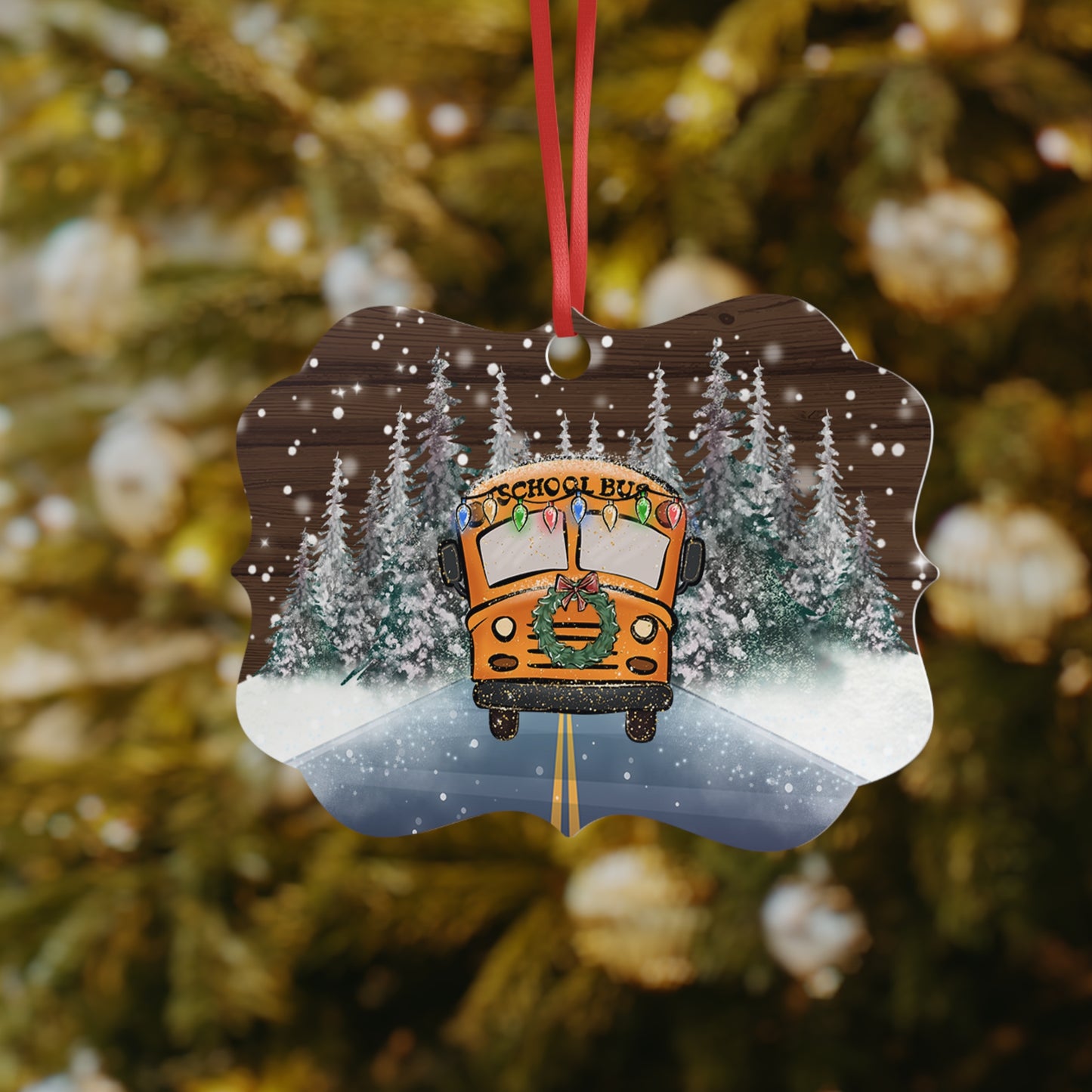 Bus Driver Aluminum Ornament