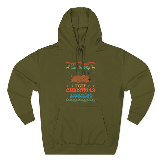 Labrador This is My Ugly Christmas Sweater Pullover Hoodie