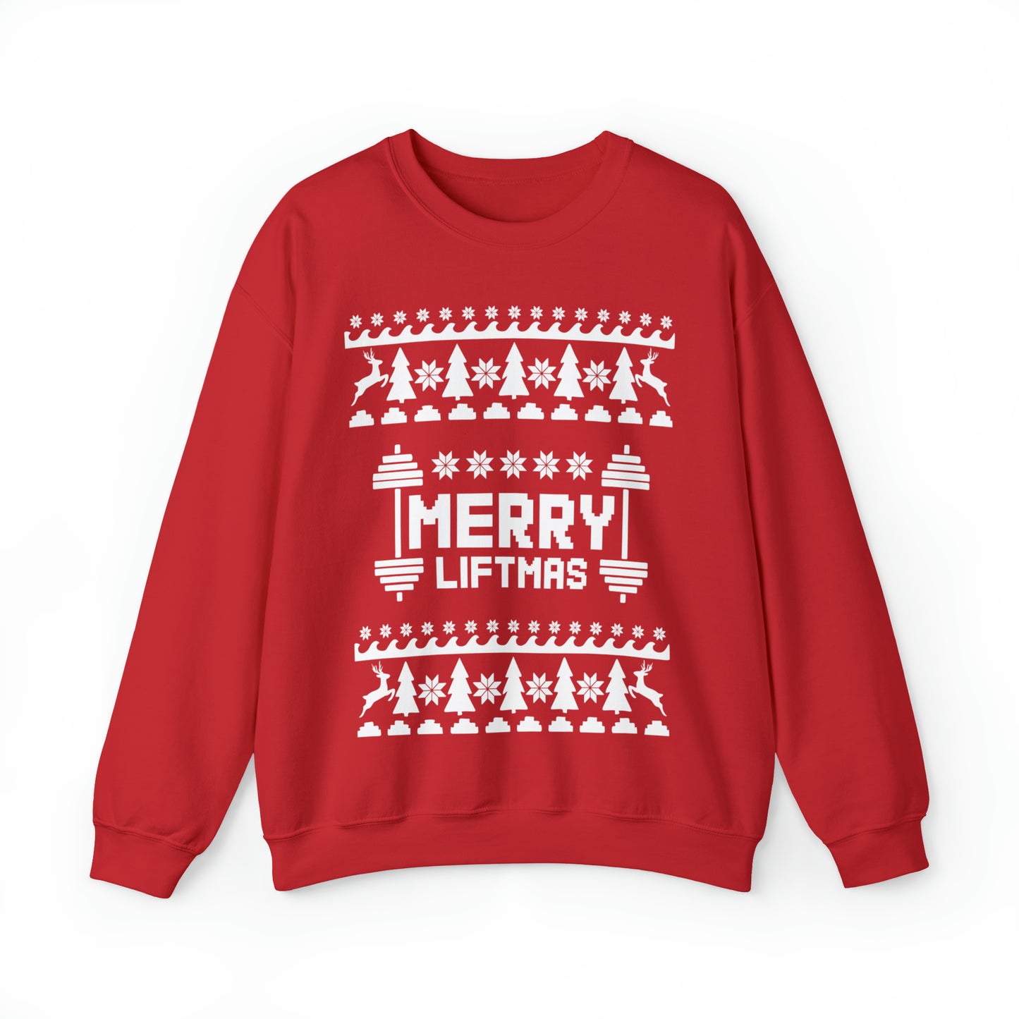 Merry Liftmas Christmas Ugly Sweater Sweatshirt
